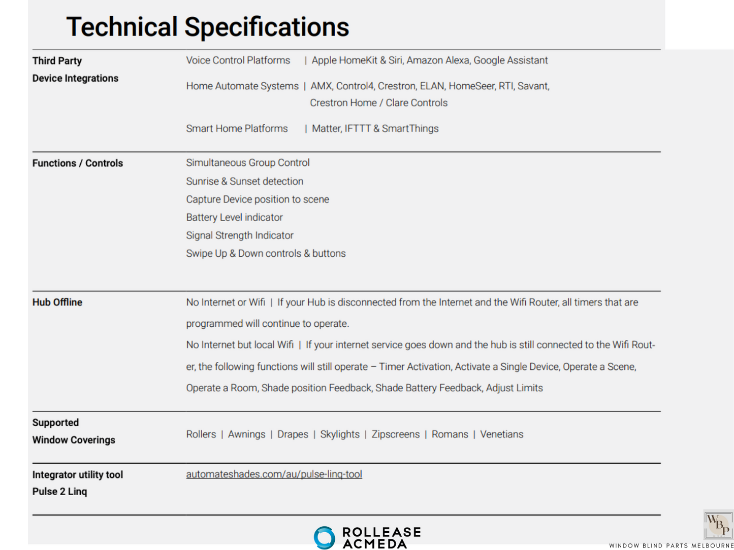 Genuine Acmeda Automate Pulse PRO Hub (For Acmeda Motors) - NEW Model MAY 2025