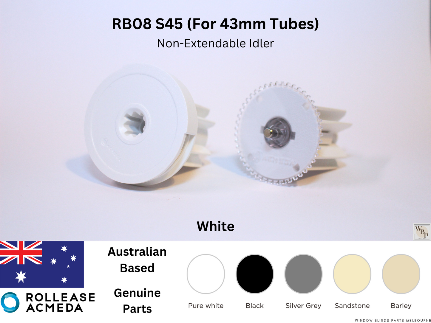 Genuine Acmeda RB08 S45 (For 43mm Tubes) Side Chain Winder Control