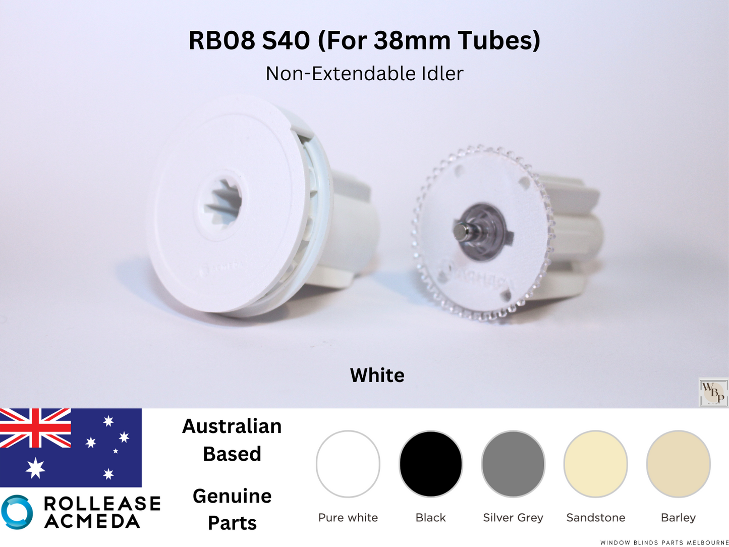 Genuine Acmeda RB08 S40 (For 38mm Tubes) Side Chain Winder Control
