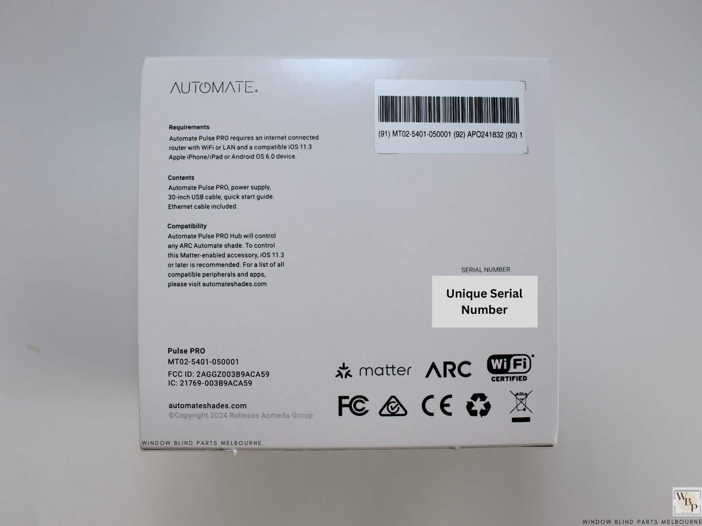 Genuine Acmeda Automate Pulse PRO Hub (For Acmeda Motors) - NEW Model MAY 2025