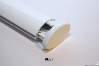 Roller Blind Oval Shape Bottom Rail End Caps Set & Single Sides