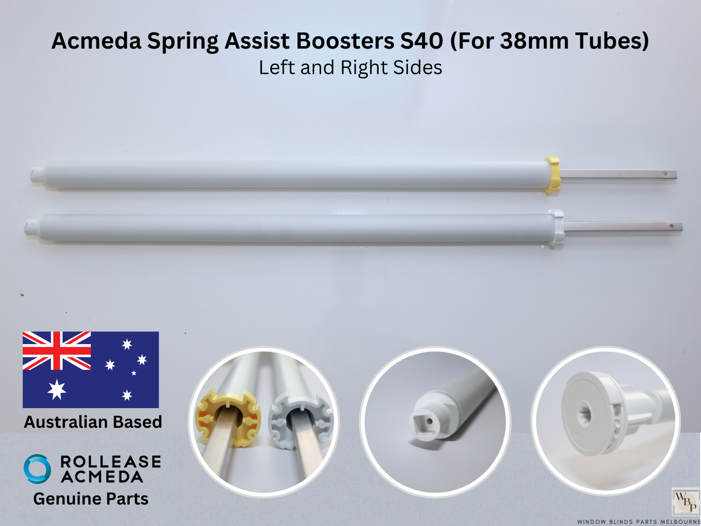 Genuine Acmeda Roller Blind Easy-Lift Spring Assist Booster S40 (For 38mm Tubes)