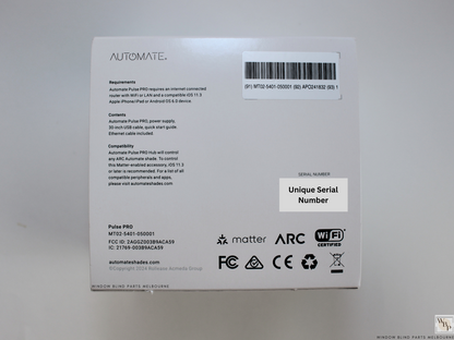 Genuine Acmeda Automate Pulse PRO Hub (For Acmeda Motors) - NEW Model MAY 2025