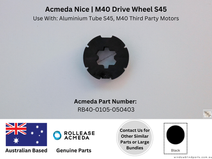Genuine Acmeda Nice M40 Drive Wheel S45