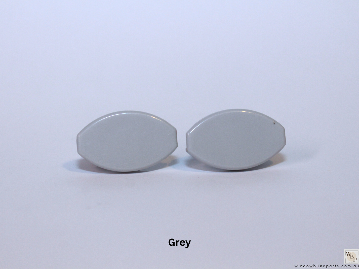 Roller Blind Oval Shape Bottom Rail End Caps Set & Single Sides