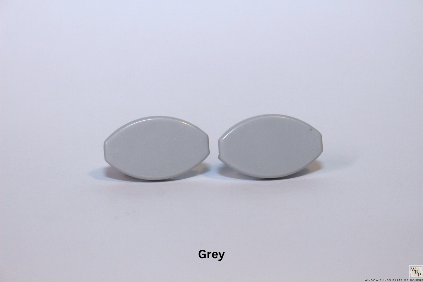 Roller Blind Oval Shape Bottom Rail End Caps Set & Single Sides