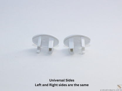 Roller Blind Acmeda Oval Bottom Rail End Caps