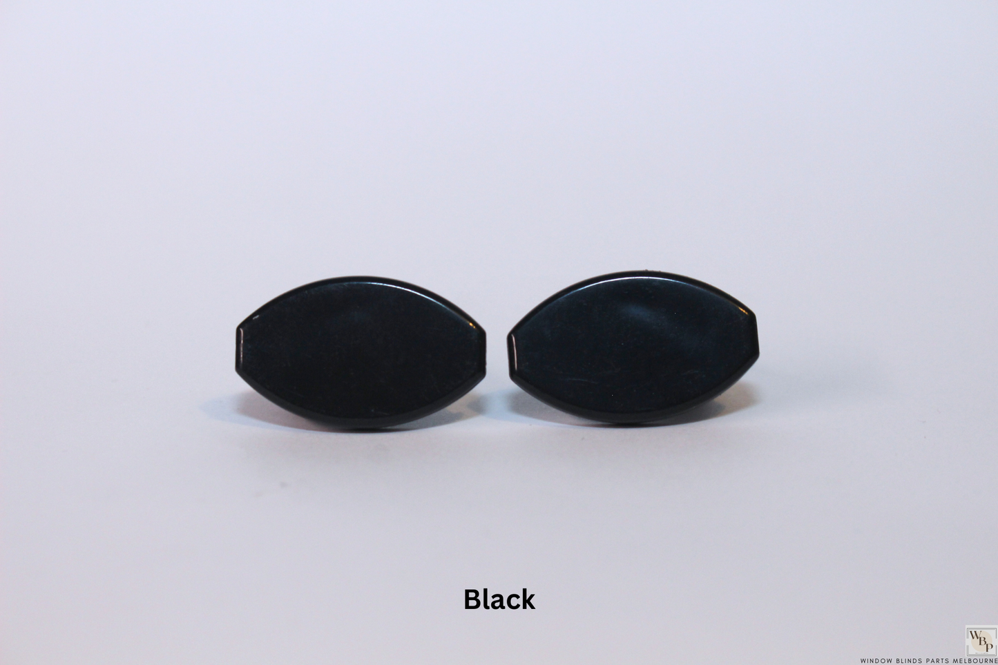 Roller Blind Oval Shape Bottom Rail End Caps Set & Single Sides