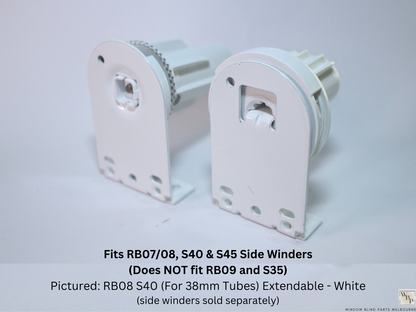 Genuine Acmeda RB08 & RB07 Roller Blinds Brackets, LX Extended Model