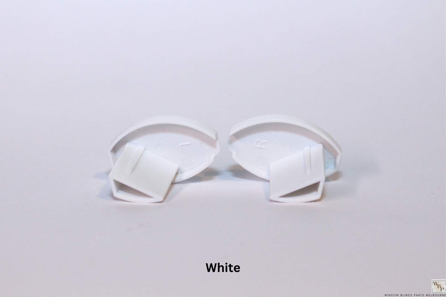 Roller Blind Oval Shape Bottom Rail End Caps Set & Single Sides