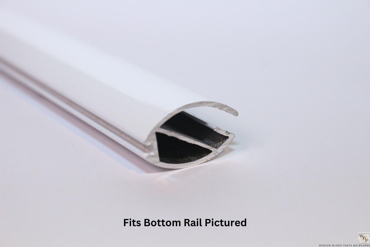 Roller Blind Oval Shape Bottom Rail End Caps Set & Single Sides