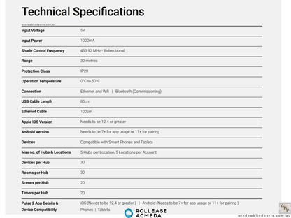 Genuine Acmeda Automate Pulse PRO Hub (For Acmeda Motors) - NEW Model MAY 2025