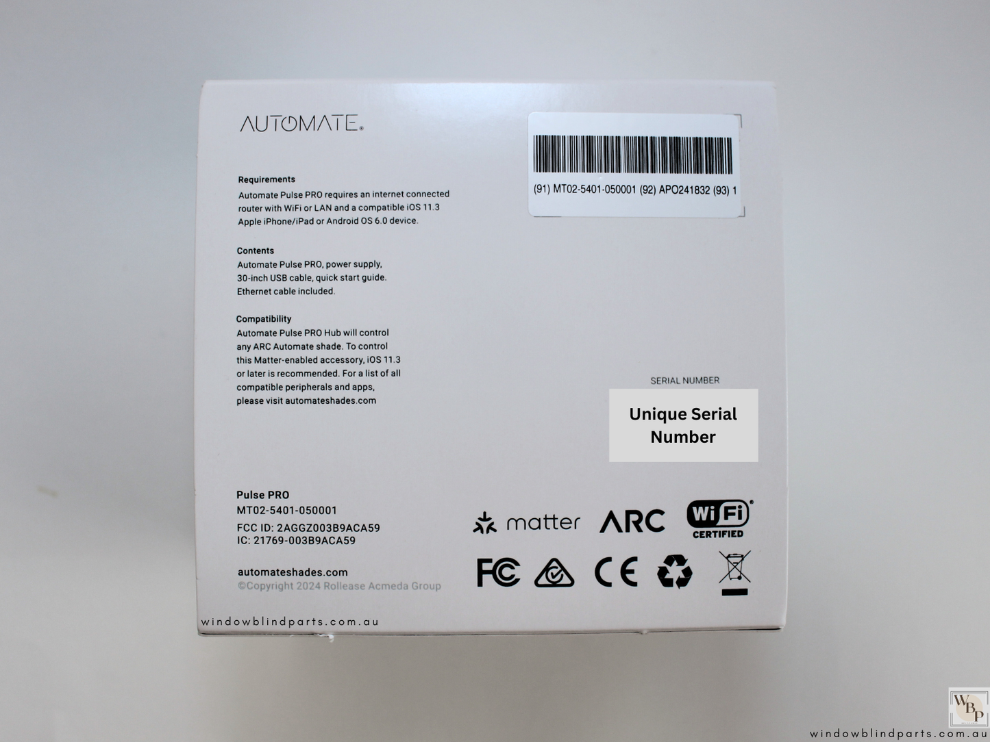 Genuine Acmeda Automate Pulse PRO Hub (For Acmeda Motors) - NEW Model MAY 2025