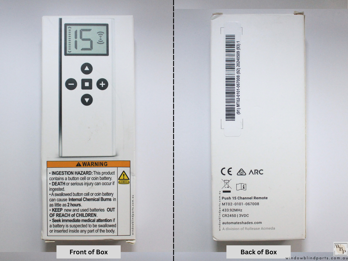 Genuine Acmeda 15 Channel Remote Control For Automate Motor Roller Bli ...
