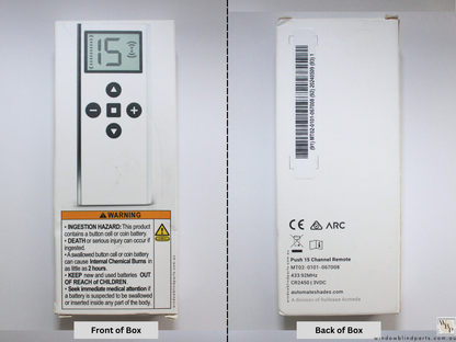 Genuine Acmeda 15 Channel Remote Control For Automate Motor Roller Blinds - NEW