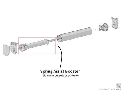 Genuine Acmeda Roller Blind Easy-Lift Spring Assist Booster S45 (For 43mm Tubes)