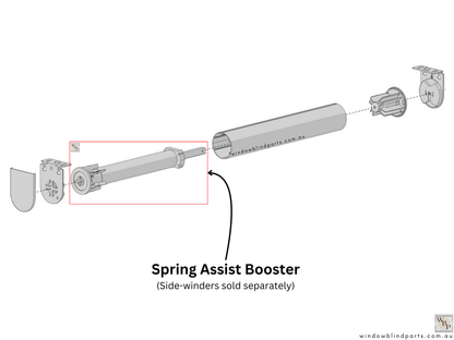 Genuine Acmeda Roller Blind Easy-Lift Spring Assist Booster S40 (For 38mm Tubes)