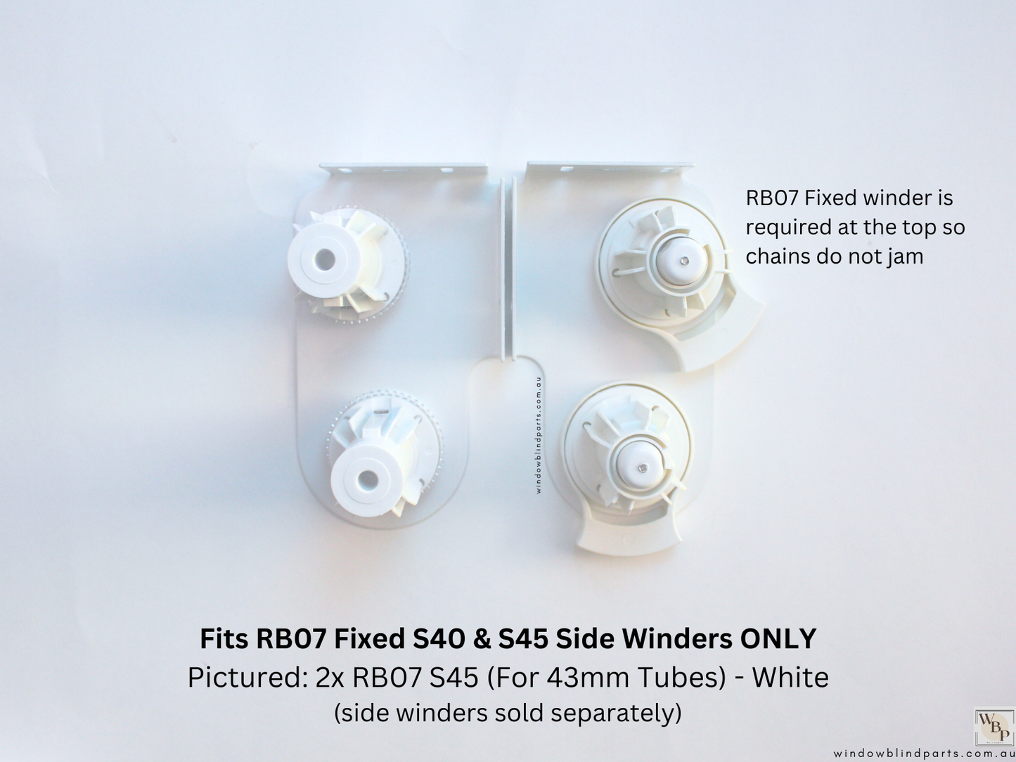 Genuine Acmeda Double Bracket Set Slim Design - Top Front RB07/08