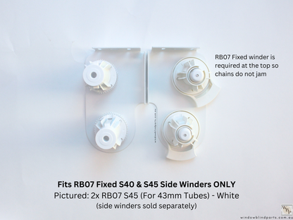 Genuine Acmeda Double Bracket Set Slim Design - Top Front RB07/08