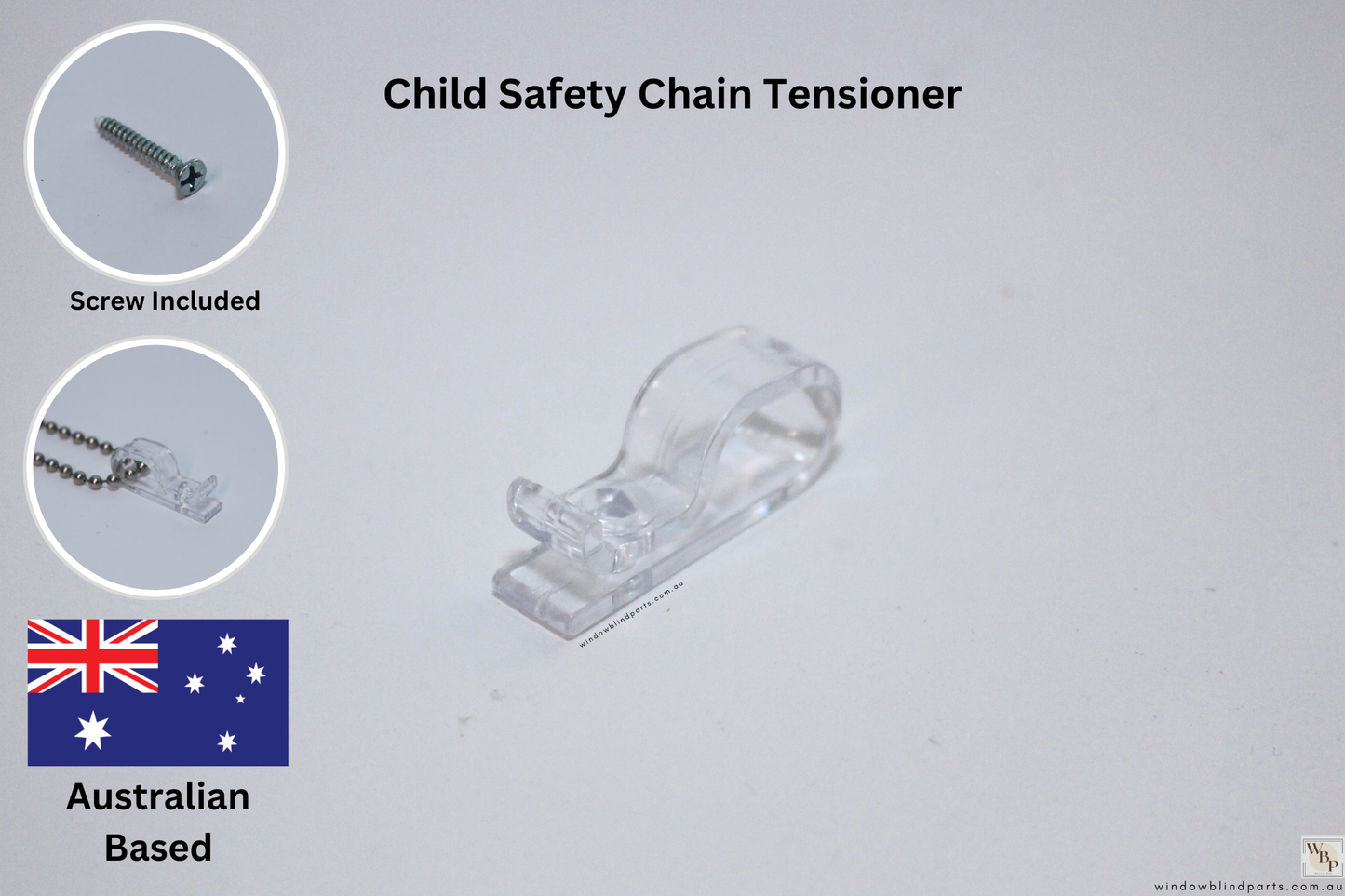 Baby Child Safety Roller Blind Chain Tensioner Holder Clip Curtain Cord