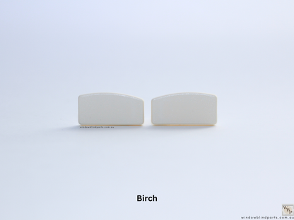 Roller Blind Acmeda D30 Bottom Rail Rectangle D-Shape End Caps