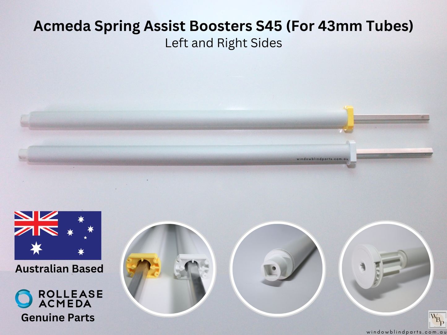 Genuine Acmeda Roller Blind Easy-Lift Spring Assist Booster S45 (For 43mm Tubes)