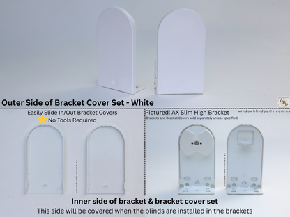 Genuine Acmeda RB08 & RB07, S40 & S45 Roller Blinds Brackets, AX Slim High Model