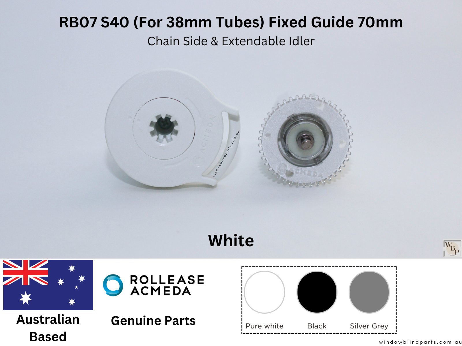 Acmeda Side Winders & Idlers – windowblindparts.com.au