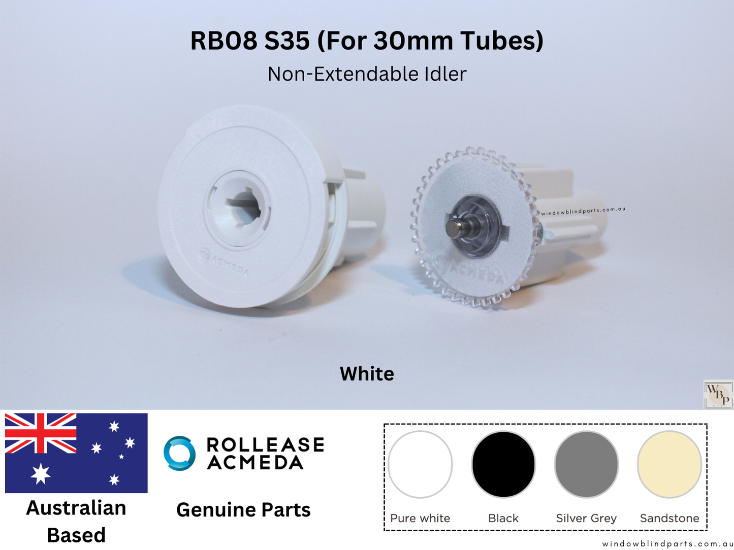 Genuine Acmeda RB08 S35 (For 30mm Tubes) Side Chain Winder Control